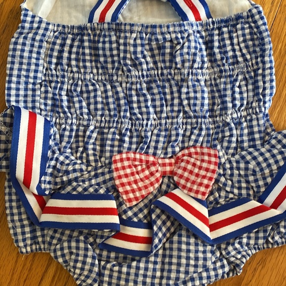 NWT Classic Whimsy Red White and Blue one piece | Size 4T - Picture 4 of 8